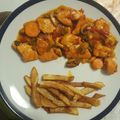 El cooksnap de Isabel cuando hizo Pollo en salsa de especias árabes, con zanahorias y champiñones.