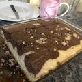 El cooksnap de Fati Ramos cuando hizo Torta marmolada sin leche, manteca ni huevo.