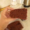 El cooksnap de Nahir Kadesh cuando hizo Budín integral de chocolate.