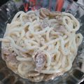 Cooksnap dari Ayla untuk resep Udon Carbonara with Meatball Topping