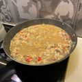 El cooksnap de Raul Espino cuando hizo Risotto Cremoso con carne molida y zanahoria 😋.