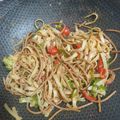 Cooksnap Nur Skyler semasa beliau membuat Aglio Olio Spaghetti.