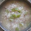 兩寶媽媽 的 (電鍋)絲瓜肉末粥 cooksnap