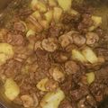 El cooksnap de Nuria Gomez Sertal cuando hizo Ternera y champiñones al vino tinto con thermomix.