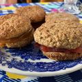 El cooksnap de Jilmar Pérez cuando hizo Alfajores de avena y coco con membrillo.