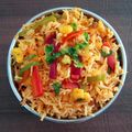 Jayshree Doshi's cooksnap of when they made ચીઝ બર્સ્ટ વઘારેલો ભાત (Cheese Burst Vagharelo Rice Recipe In Gujarati).