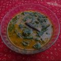 Nandini Mukherjee Ghosh's cooksnap of when they made পাট শাক দিয়ে মুসুরির ডাল (paat shaak diye masoor dal recipe in Bengali).
