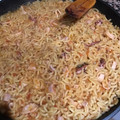 El cooksnap de Guerau cuando hizo Fideuá con calamares.