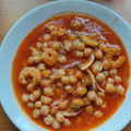 El cooksnap de Reyes Salgueiro cuando hizo Garbanzos con langostinos y almejas.