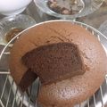 Cooksnap của Đinh Nga khi họ làm theo món Cốt Gato Chocolate làm bằng nồi cơm điện (bông lan socola)