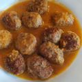 El cooksnap de lm cuando hizo Albóndigas en salsa de zanahoria.