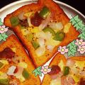 Resham Kaur का कुकस्नैप जब उन्होंने ब्रेड पिज़्ज़ा(bread pizza recipe in hindi) बनाया था।
