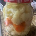El cooksnap de joacko_uy cuando hizo Pickle de Coliflor en conserva.
