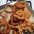 Michael's cooksnap of when they made Super crispy onion rings.