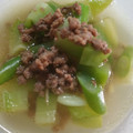 Cooksnap dari Ummu Agni untuk resep Sup Labu Buncis dengan Daging Cincang