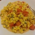 El cooksnap de Tatina cuando hizo Ensalada tibia de choclo.