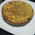 El cooksnap de Andre Moreira cuando hizo Tortilla de papa rellena.
