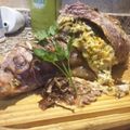 El cooksnap de Degustaciones Emi's cuando hizo Colita de cuadril rellena con papas al horno.
