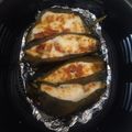 El cooksnap de Maestra Elisa Gómez cuando hizo Chiles rellenos de camarón en crema de chipotle 🍤.