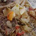 El cooksnap de Natalia Colman cuando hizo Churrasco de paleta a la criolla con papas.