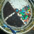 El cooksnap de Ayelén García cuando hizo Torta de cumpleaños alegre.
