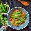 Deepa Rupani's cooksnap of when they made ભરેલાં મરચાં (Bharela Marcha Recipe In Gujarati).