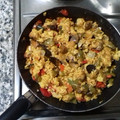 El cooksnap de Elaine Canals cuando hizo Paella de verduras.