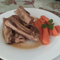 El cooksnap de Fernando Ortega cuando hizo Costillas de cerdo en salsa teriyaki con zanahorias en Lékué.