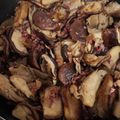 El cooksnap de Man In Black cuando hizo Setas con taquitos de Serrano.