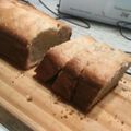 El cooksnap de Samm Nieto cuando hizo Budín de banana con baño de chocolate aguila.