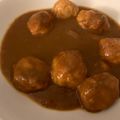 El cooksnap de Marieta cuando hizo Albóndigas al horno con "salsa" de tomate 🍅.