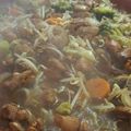 El cooksnap de Carmen Reyes cuando hizo Chop suey.