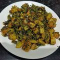 Ajita Srivastava का कुकस्नैप जब उन्होंने आलू मेथी की सब्जी (Aloo methi ki sabzi recipe in Hindi) बनाया था।