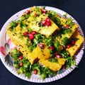 Rakhi का कुकस्नैप जब उन्होंने गुजराती खमण(gujarati khaman recipe in hindi) बनाया था।