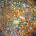 El cooksnap de Monica Riffo cuando hizo Charquicán.