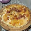 El cooksnap de Agustina González cuando hizo Tarta de manzana invertida.