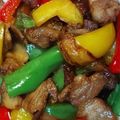 啤酒肚 的 甜椒炒五花肉 cooksnap