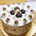 Zoltán Ritter Cooksnap-ja, amikor elkészítette a(z) Dió torta tejszínes mascarpone krémmel receptet.