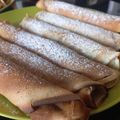 El cooksnap de Marisol Melgarejo cuando hizo Panqueques con manjar.