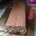 El cooksnap de Antonelia Salaberry cuando hizo Budín combinado con cobertura de chocolate.