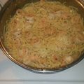 Shawnetta Hoyle's cooksnap of when they made Shrimp Scampi.