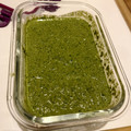 El cooksnap de Roberto Miranda cuando hizo Pesto de albahaca.
