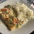 El cooksnap de Patricia Ruiz Garcia cuando hizo Salmón con nata.