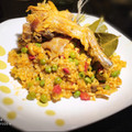 El cooksnap de Zaida TC @alquimiasfood cuando hizo Arroz de conejo con verduras.