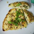 Alpa Pandya's cooksnap of when they made ચીઝી સ્ટફ્ડ ગાર્લીક બ્રેડ (Cheesy Stuffed Garlic Bread Recipe In Gujarati).