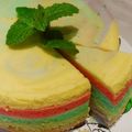 Cooksnap dari Deviana Deviana untuk resep Bolu Kukus Pelangi (Putih Telur)
