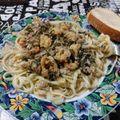 El cooksnap de Lilian Morinigo cuando hizo Spaguetis & Langostinos.