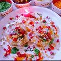 StutIshika का कुकस्नैप जब उन्होंने तिरंगा शाही राज कचौड़ी (tiranga shahi raj kachori recipe in Hindi) बनाया था।