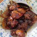 Cooksnap Junaidah Mustapa semasa beliau membuat Ayam Kicap Rempah Kurma.