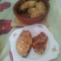 El cooksnap de Rafi Jurado cuando hizo Berenjenas rellenas con soja texturizada (en olla GM y horno).